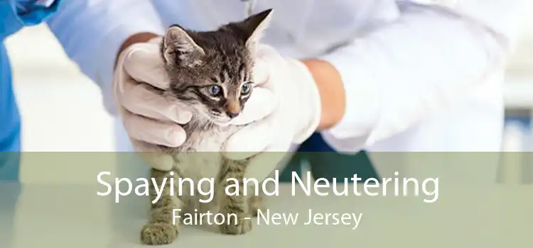 Spaying and Neutering Fairton - New Jersey